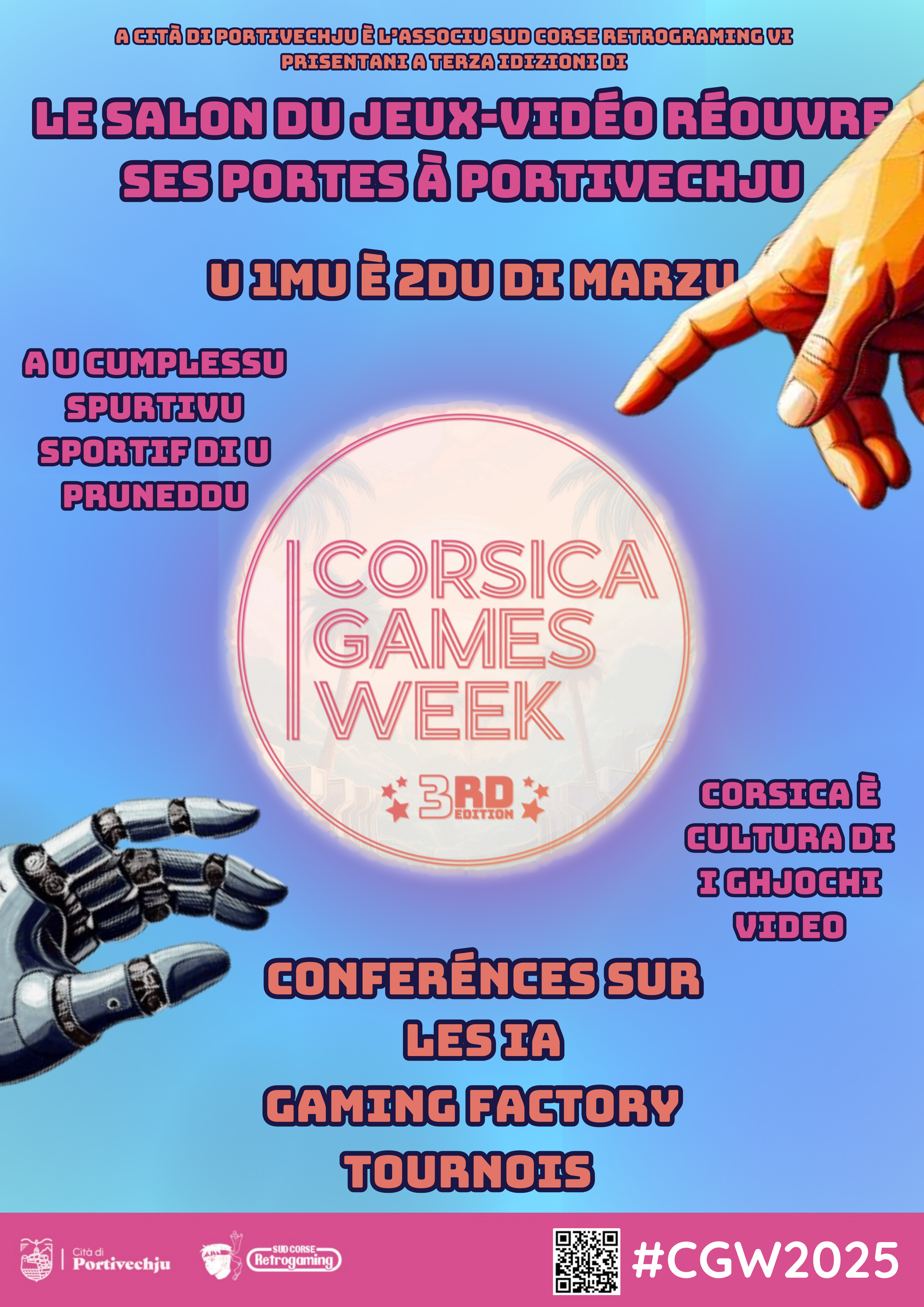 Affiche de la Corsica Games Week